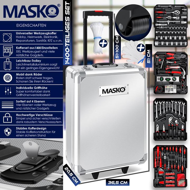 Actual product image Masko Toolbox (1400 pieces)