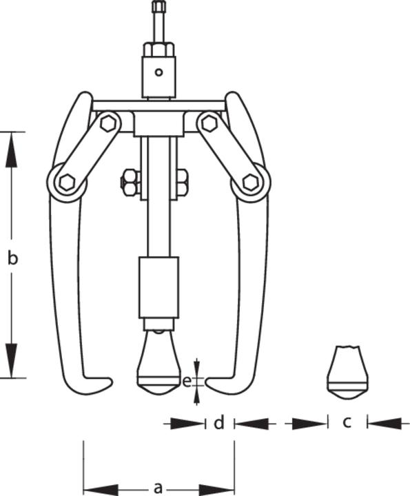 Produktbild Gedore Abzieher