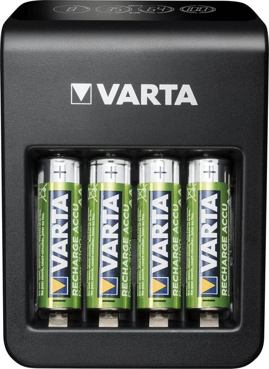 Varta Charger LCD Plug Charger+ incl. 4xAA (4 pcs., AAA, Battery + charger)