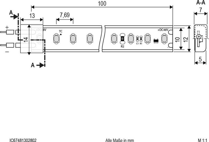 Actual product image EVN-Lichttechnik EVN LED strip light (White, 500 cm, Indoor)