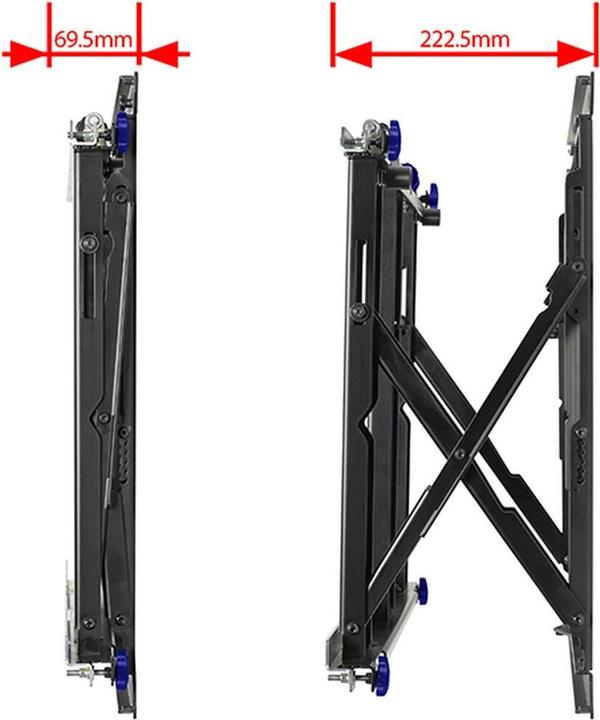 Image du produit b-tech BT8312 Support mural pour mur d'images plat jusqu'à 75 pouces (Mur, 50 kg, 42" - 75")