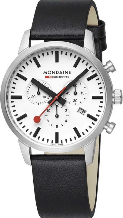 Actual product image Mondaine Neo Vegan (Chronograph, 41 mm)