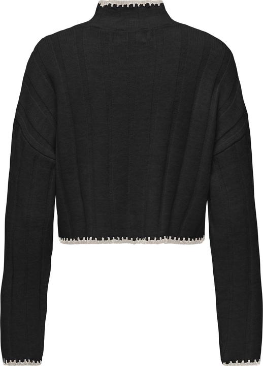 Produktbild Only Normal geschnitten Hoch geschlossen Tief angesetzte Schulter Pullover Strickpullover (L)