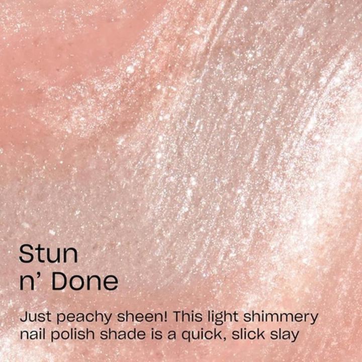 Image du produit OPI Vernis à ongles vegan résistant aux traces et séchage rapide pêche (Pêche, Stun n' Done, Vernis couleur)