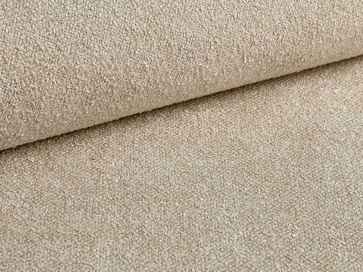 Actual product image Micadoni Boucle Storage Bed with Headboard, "Eric", Light Beige, 220x270x114 Made in Europe (180 x 200 cm)