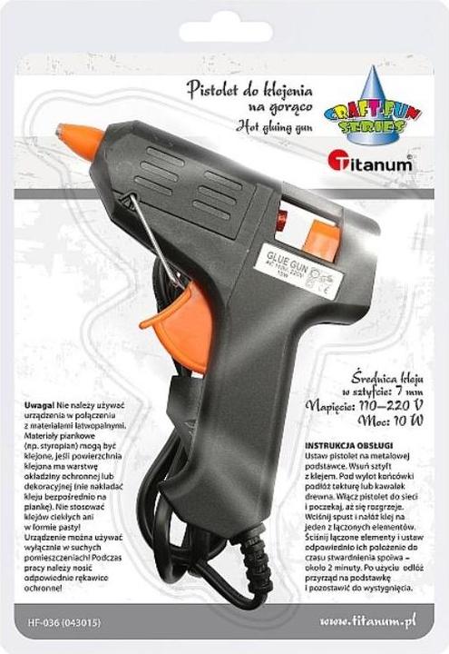 Productafbeelding Titanum Hete lijmpistool +2 lijm 7mm