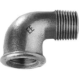 EE Odlewnia, Accessori per installazione sanitaria, Kolanko 90 st. nakrętno-wkrętne 3/4″x1/2″ ocynkowane nr 7, waga 0.125kg