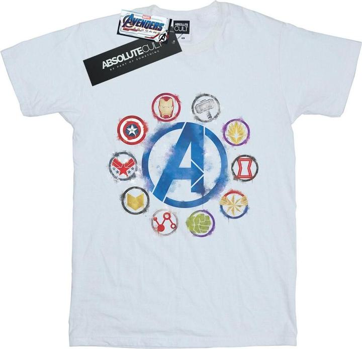 Image du produit - T-shirt AVENGERS ENDGAME PAINTED ICONS - Homme (4XL)