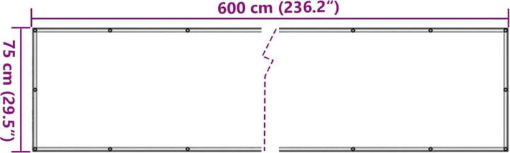 Actual product image VidaXL Harv (75 cm)