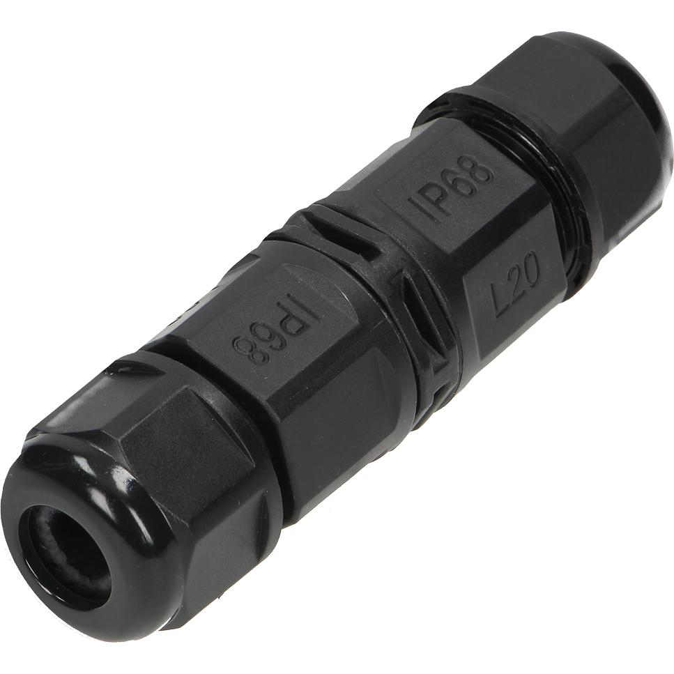 Orno Connettore per cavo dritto IP68, 3x4mm2, Batterie + pile