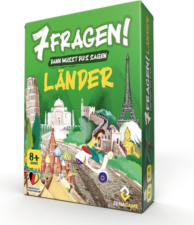 Actual product image Zenagame 7 questions! Countries (German, 2 - 6 Players)