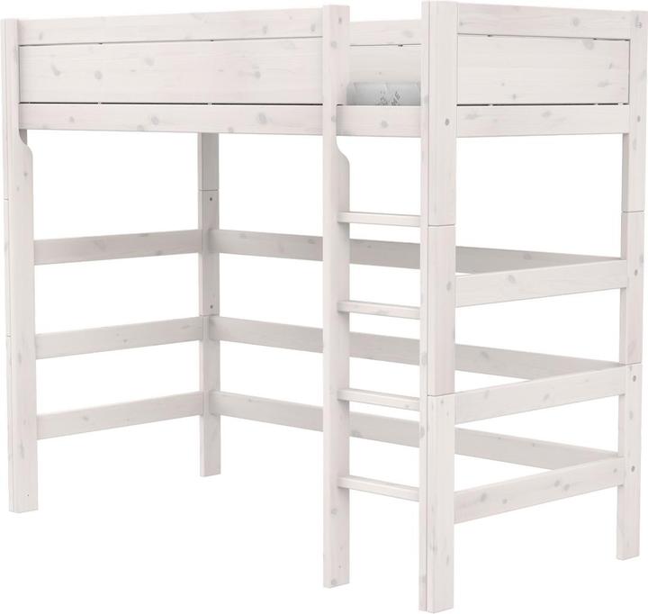 Image du produit Lifetime Kidsrooms Lit mezzanine avec sommier Deluxe et échelle droite (90 x 200 cm)
