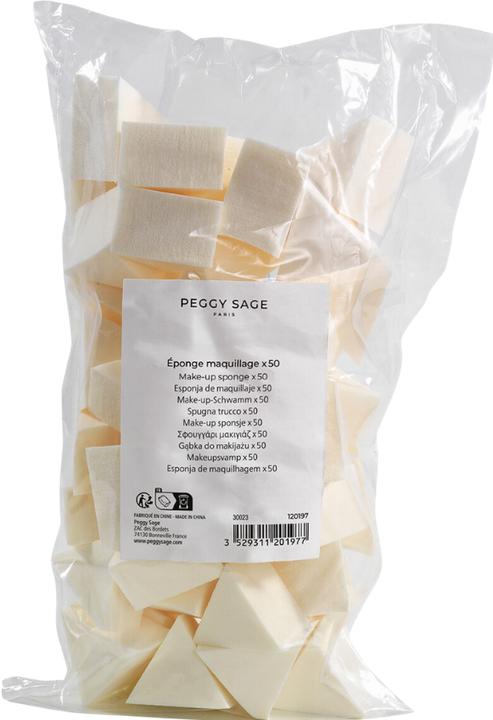 Actual product image Peggy Sage Makeup Sponge Makeup Remover 50Pcs