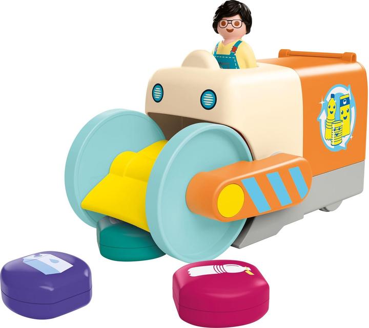 Produktbild Playmobil JUNIOR: Spassiges Müllsammelfahrzeug (71774, Playmobil Junior)