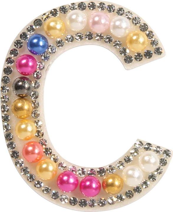 Immagine prodotto PhoneLook Adesivi per smartphone 3D Perle arcobaleno lettera C