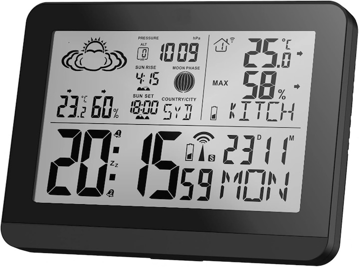Produktbild Château Miraval Funk-Wetterstation mit Aussensensor