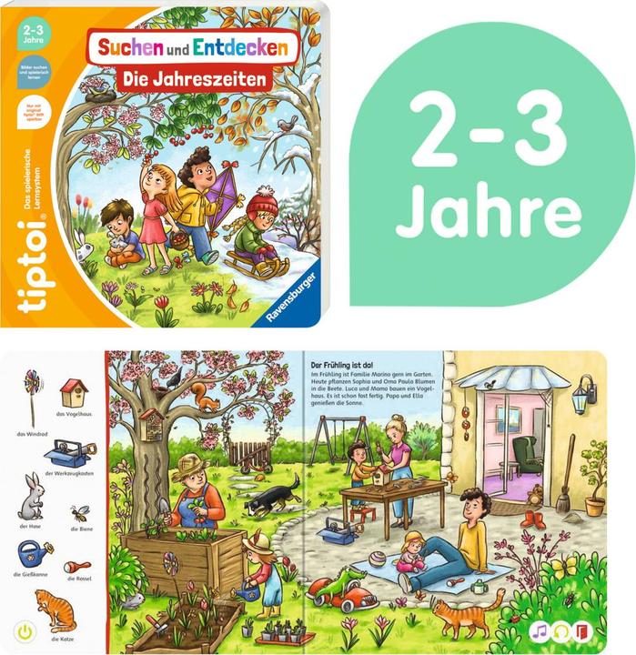 Produktbild tiptoi Suchen und Entdecken - Die Jahreszeiten (Deutsch, Kathrin Lena Orso, 2022)