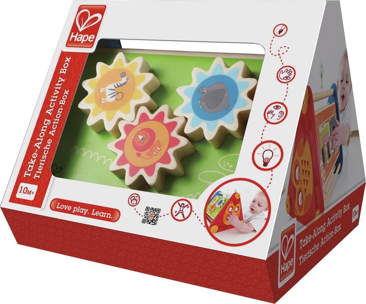 Actual product image Hape educational game Animal Action Box