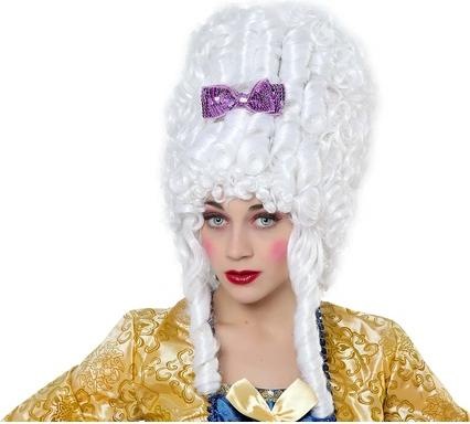 Produktbild Atosa Barock Perücke Weiss