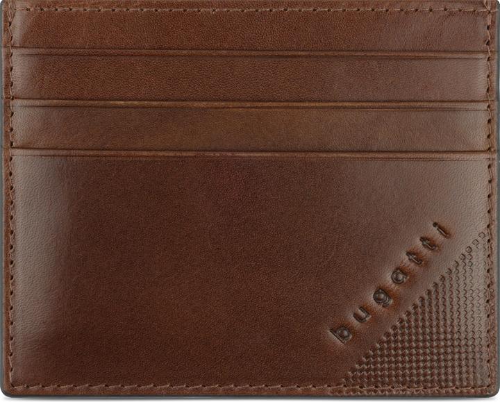 Actual product image Bugatti Nobile credit card holder RFID protection leather 10 cm