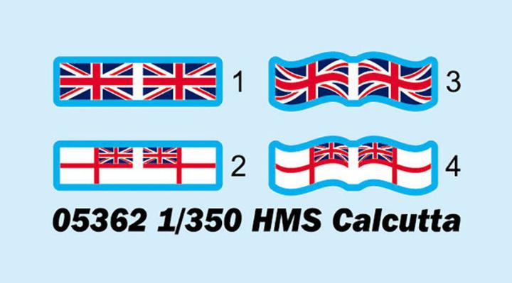 Actual product image Trumpeter HMS Calcutta