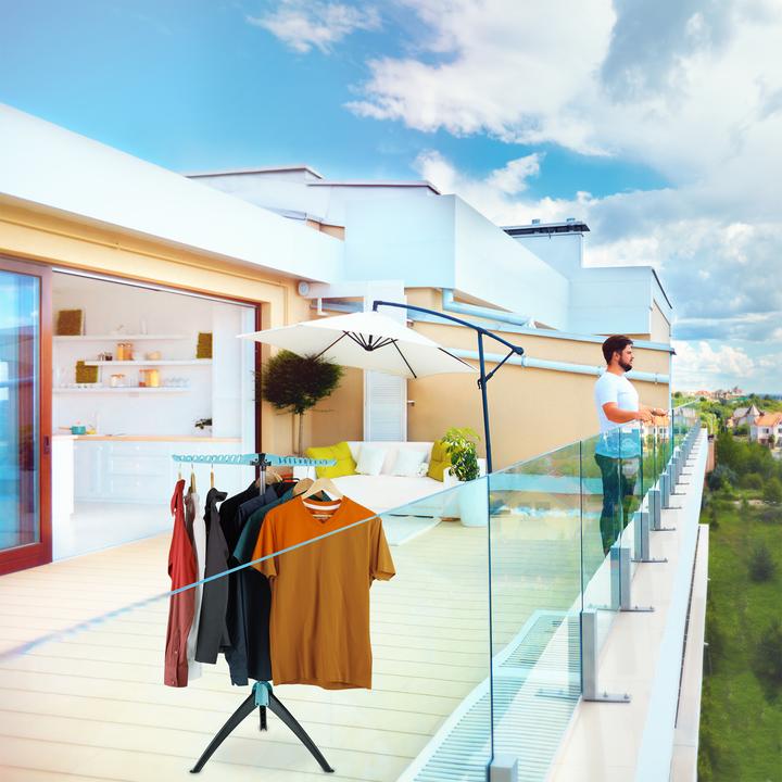 Actual product image Relaxdays Ironing Tidy Stand Foldable, 3 Arms