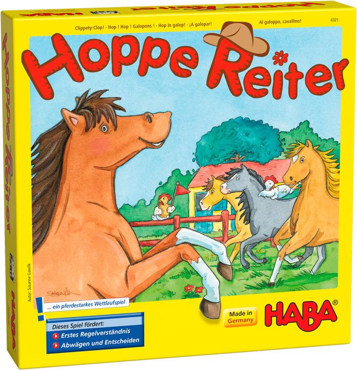 Actual product image Haba Hoppe Rider (Dutch, English, French, German, Italian, Spanish, 2 - 4 Players)