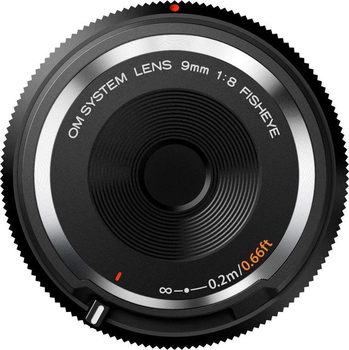 Olympus OM System Body Cap Lens 9mm 1:8 fisheye (Micro Four Thirds, Micro Four Thirds)