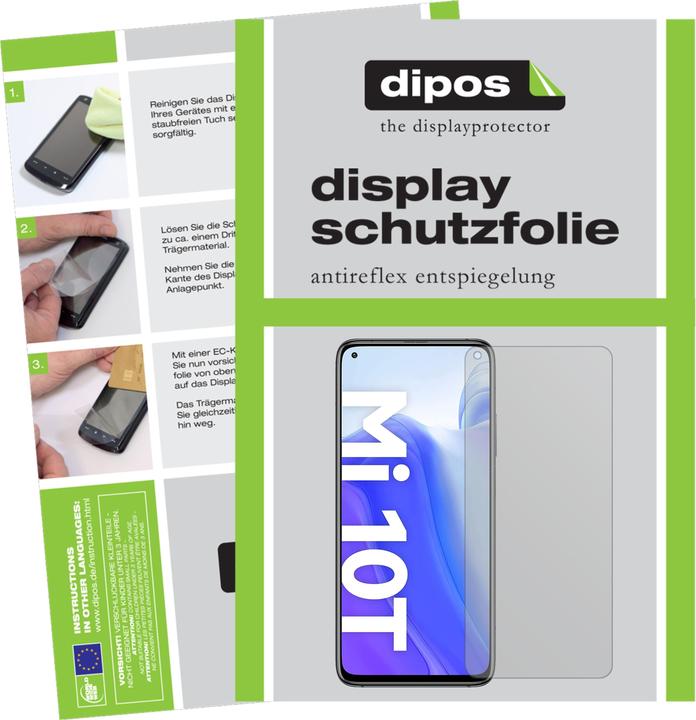 Produktbild Dipos Displayschutzfolie Antireflex (4 Stück, Xiaomi Mi 10T Pro)