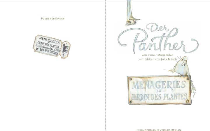 Actual product image Der Panther (German, Rainer Maria Rilke, 2018)