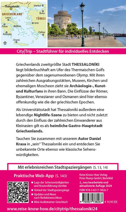 Actual product image CityTrip Thessaloniki (German, Daniel Krasa, 2024)