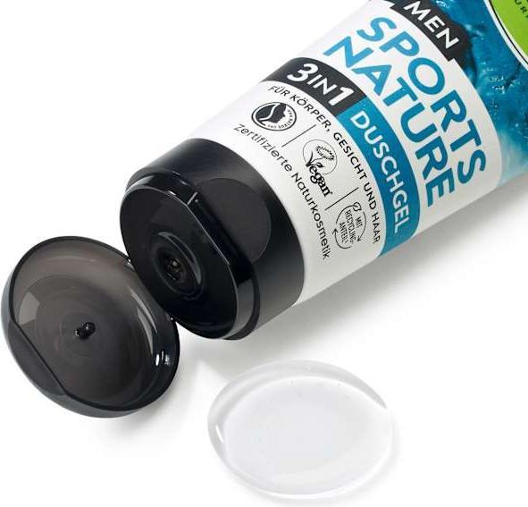 Produktbild dm alverde MEN Duschgel 3 in 1 Sports Nature (200 ml)