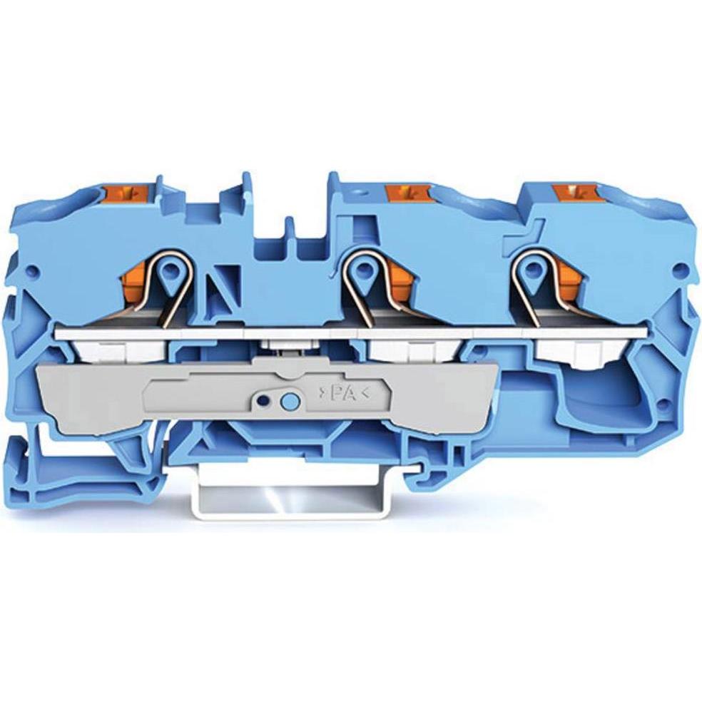 25x Wago Durchgangsklemme 10 mm Push-In, Elektronikzubehör + Gehäuse, Blau