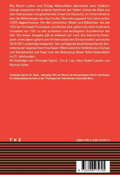 Produktbild Die Zürcher Bibel von 1531 (Deutsch, Christoph Sigrist, 2011)