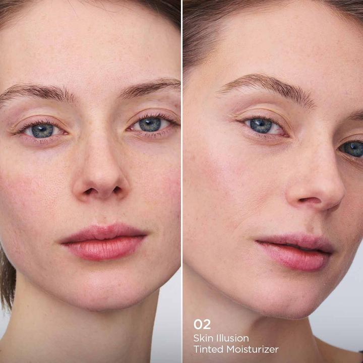 Actual product image Clarins Skin Illusion - Getönte Feuchtigkeitscreme Spf25 02 (Sun cream face, SPF 25, 40 ml)
