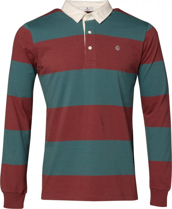 Immagine prodotto Serge Blanco polo a maniche lunghe a righe erge blanco (S)