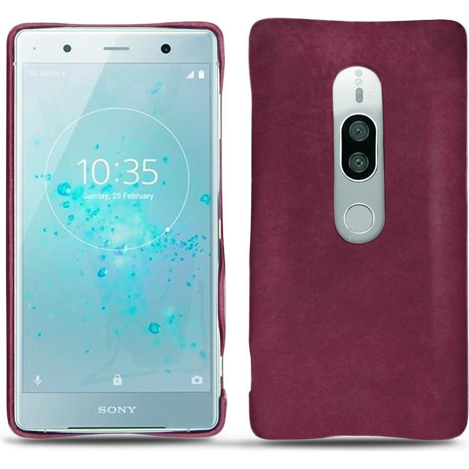 Noreve Lederschutzhülle (Sony Xperia XZ2 Premium), Smartphone Hülle, Violett