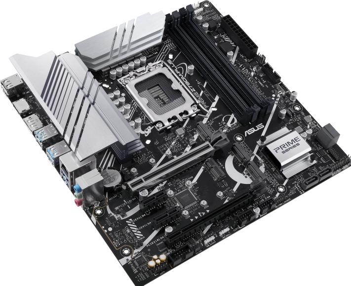 Productafbeelding ASUS MB PRIME Z790M-PLUS (Intel,1700,DDR5,mATX) (LGA 1700, Intel Z790, mATX)