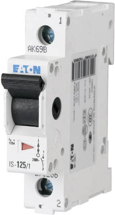 Produktbild Eaton Hauptschalter Grau 1polig 16 A