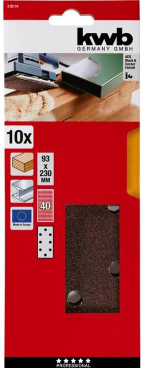 Image du produit kwb Corindon perforé Type A 93/K 40 (40)