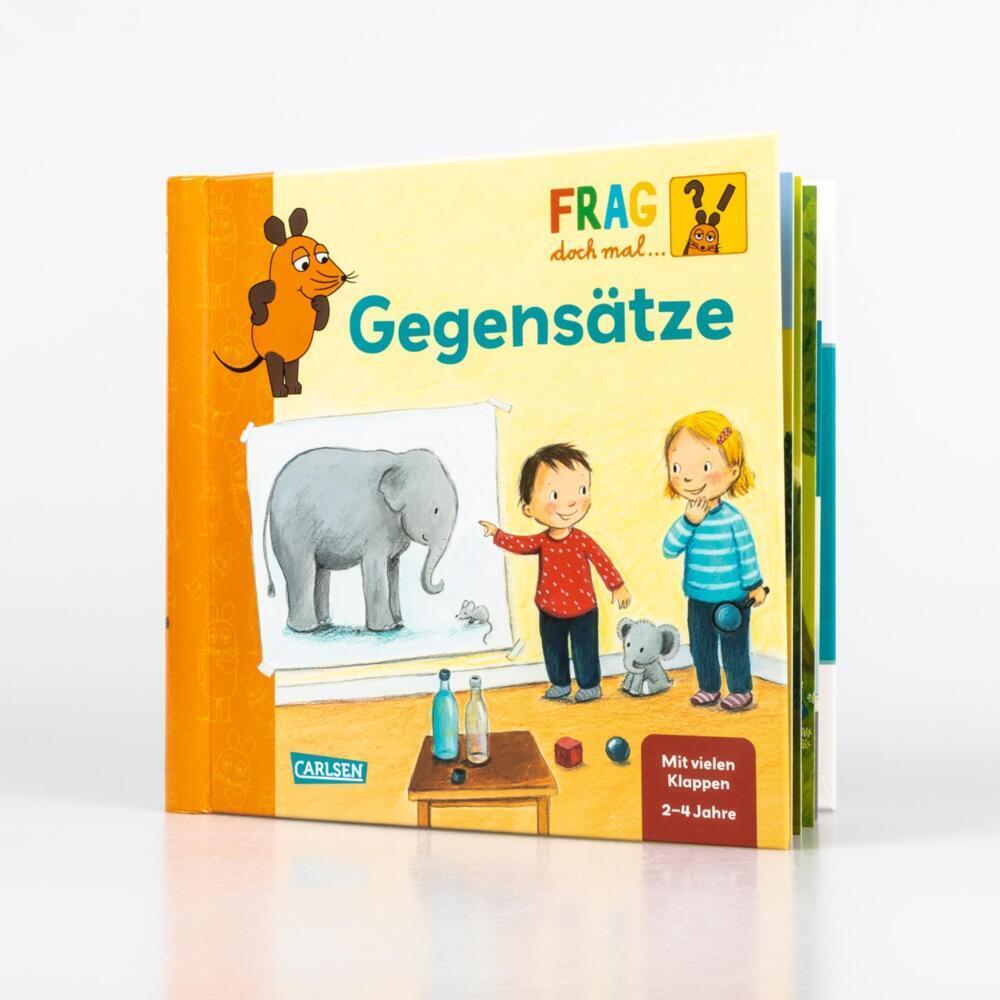Thumbnail - Frag doch mal... die Maus: Gegensätze, Kinderbücher von Heike Vogel, Petra Klose