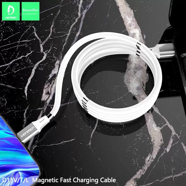 Produktbild Denmen USB-A auf USB-C Kabel 1m Violett (29364) (1 m, USB 2.0)