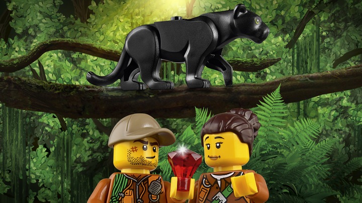 Produktbild LEGO Mission Dschungel-Halbkettenfahrzeug (60159, LEGO City)