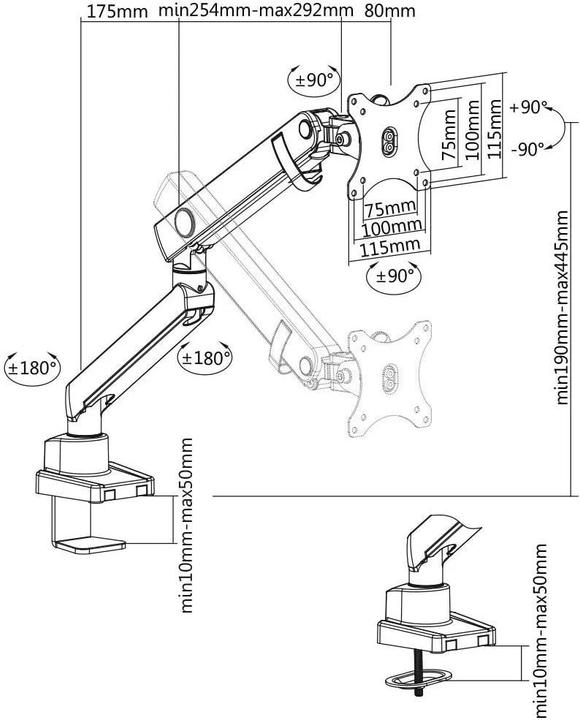 Produktbild Acer LC.MON11.001 (Tisch, 32", 8 kg)