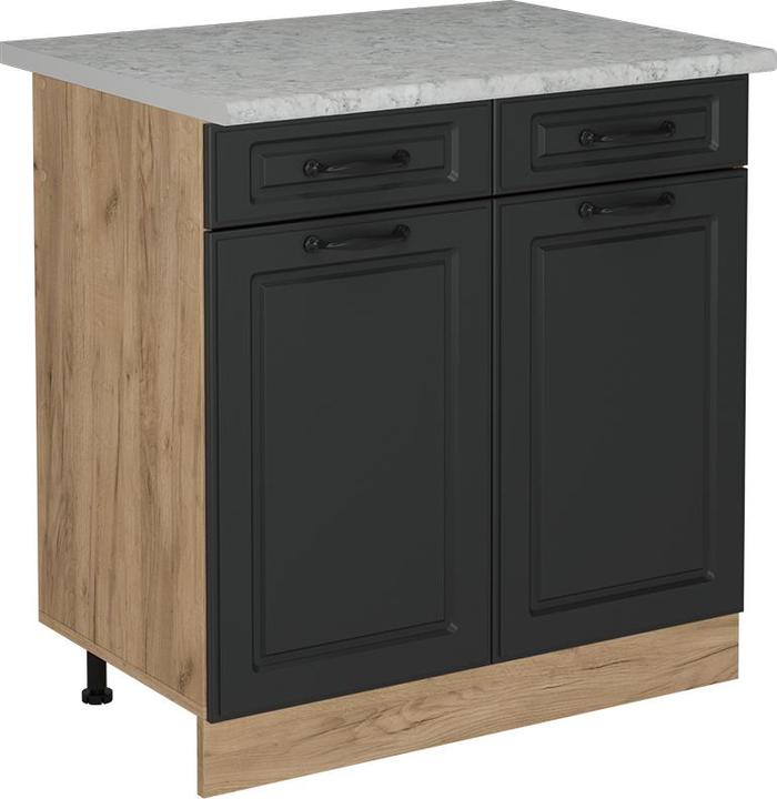 Anthrazit, Anthrazit Landhaus, Goldkraft Eiche, Marble-Weiss