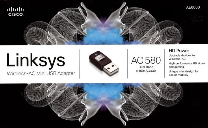Produktbild Linksys Ae6000 (USB 2.0)