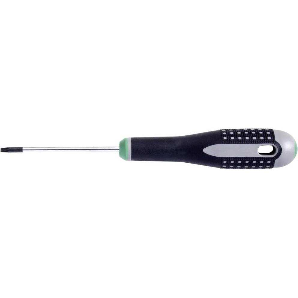 Bahco, Schraubenzieher, ERGO manipulationssicherer TORX - Schraubendreher mit Gummigriff, TR10 x 75 mm (Torx (TX))
