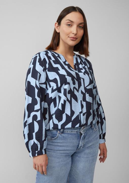 Immagine prodotto s.Oliver Bluse Strukturierte Bluse aus Viskosemix mit Raffung (52)