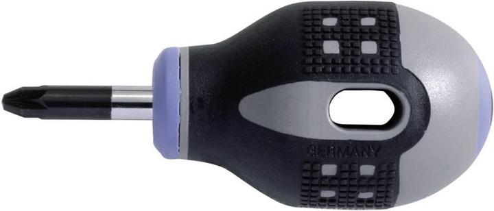 Produktbild Bahco ERGO Pozidriv Schraubendreher mit kurzem Gummigriff, PZ2 x 25 mm (Pozidriv-Kreuzschlitz (PZ))