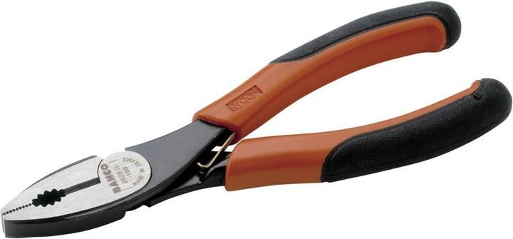 Produktbild Bahco ERGO Kombizange mit Öffnungsfeder, Zwei-Komponenten-Griff, phosphatiert(180 mm) (180 mm)